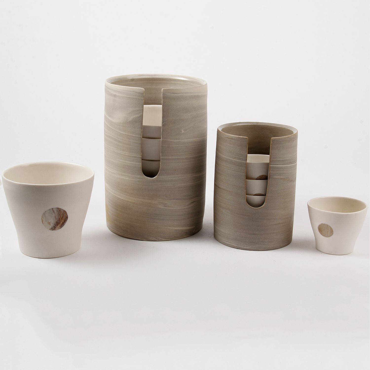 Queenie Xu: Small Stacked Cups Product Image 2 of 4