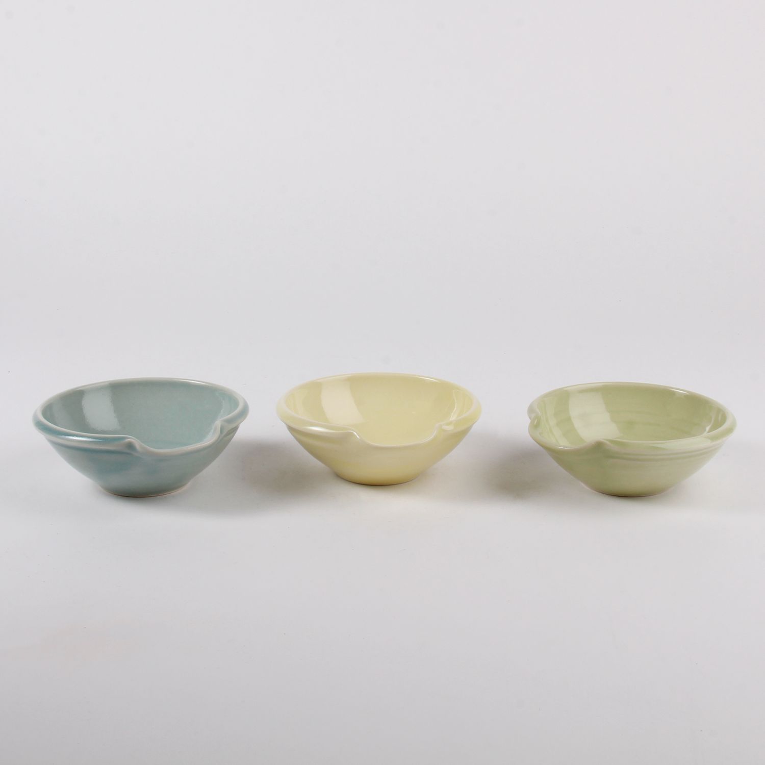 Thomas Aitken: Green Dip Bowl with a Spout Product Image 2 of 2