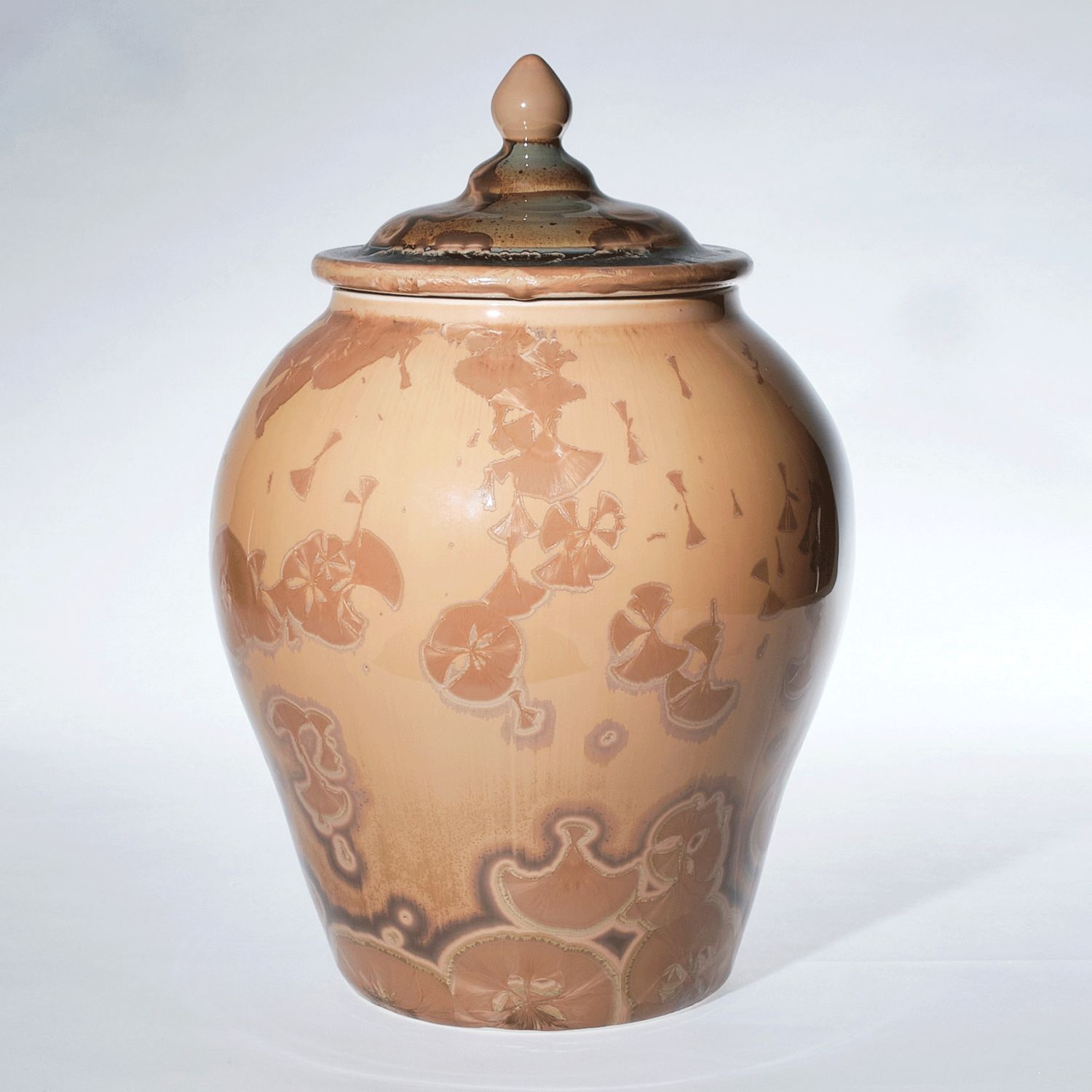 Yumiko Katsuya: Lidded Container – Golden Brown Product Image 1 of 2