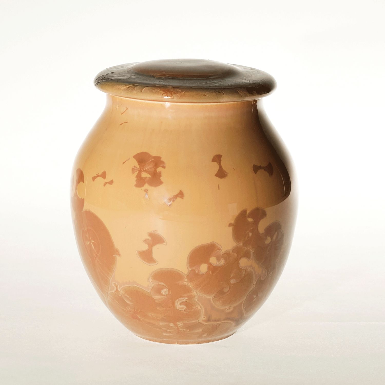 Yumiko Katsuya: Small Lidded Container – Golden Brown Product Image 1 of 1