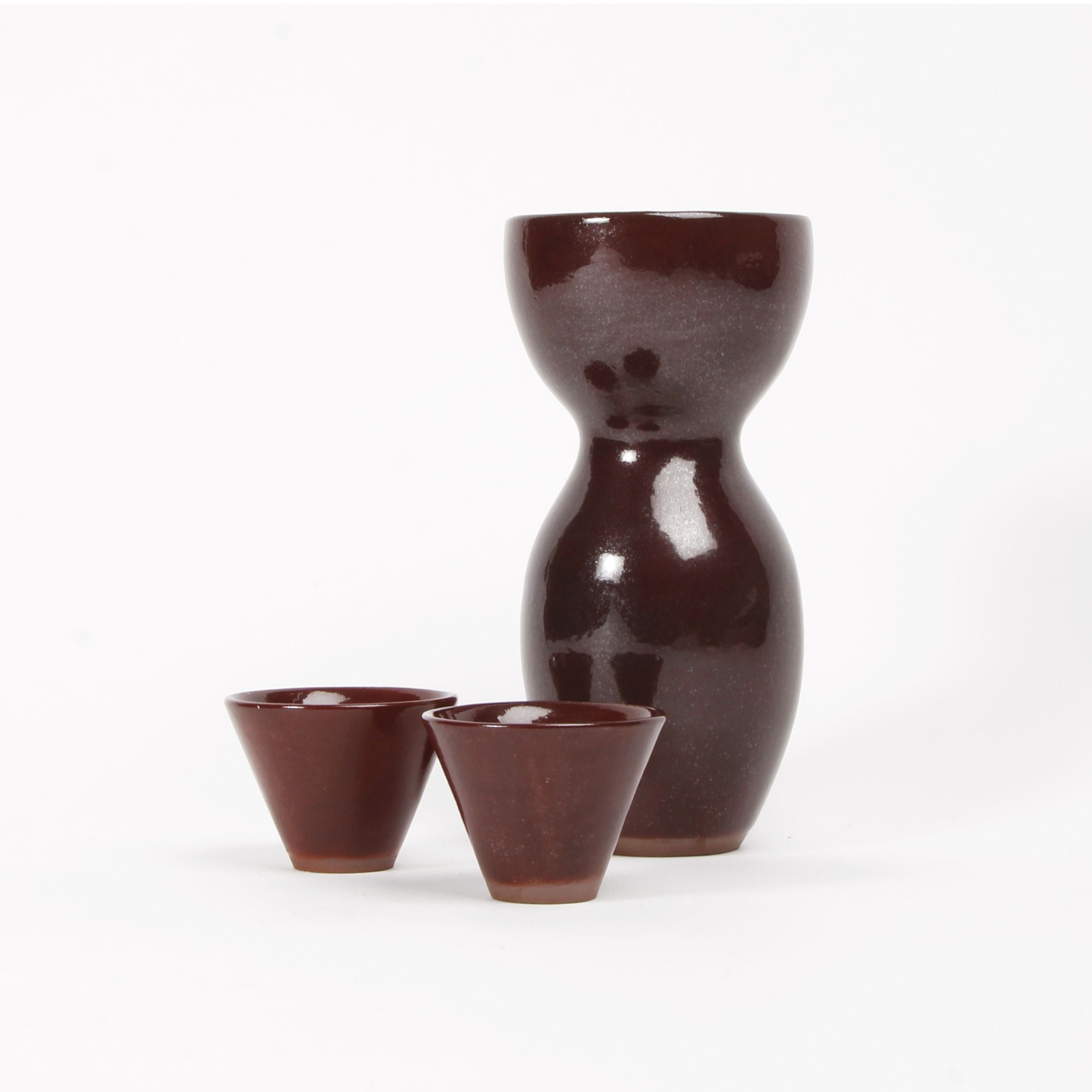 Carly Waito: Tiny Angled Dish in Oxblood Product Image 5 of 5