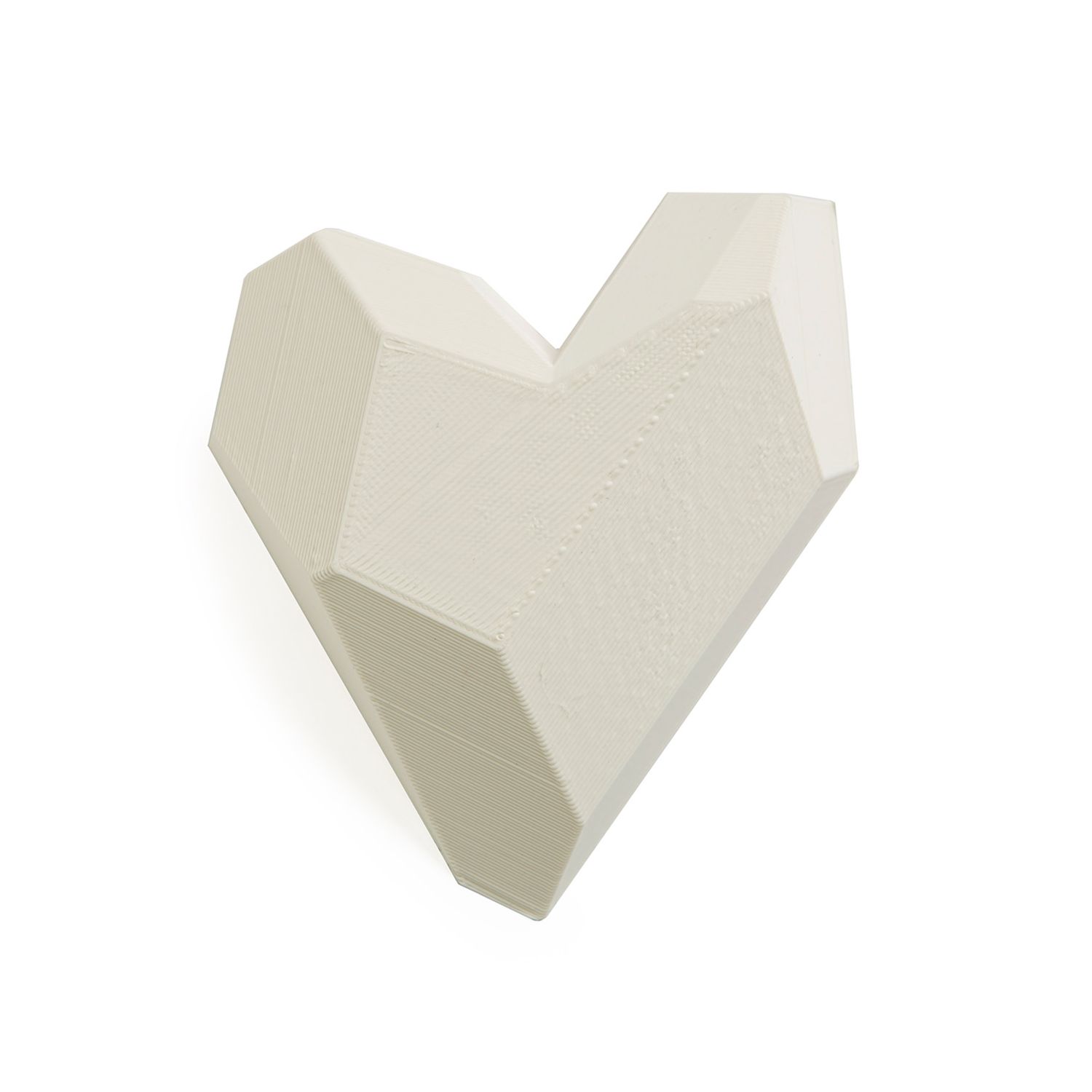 Maison 203: Heart Brooch – White Product Image 1 of 3