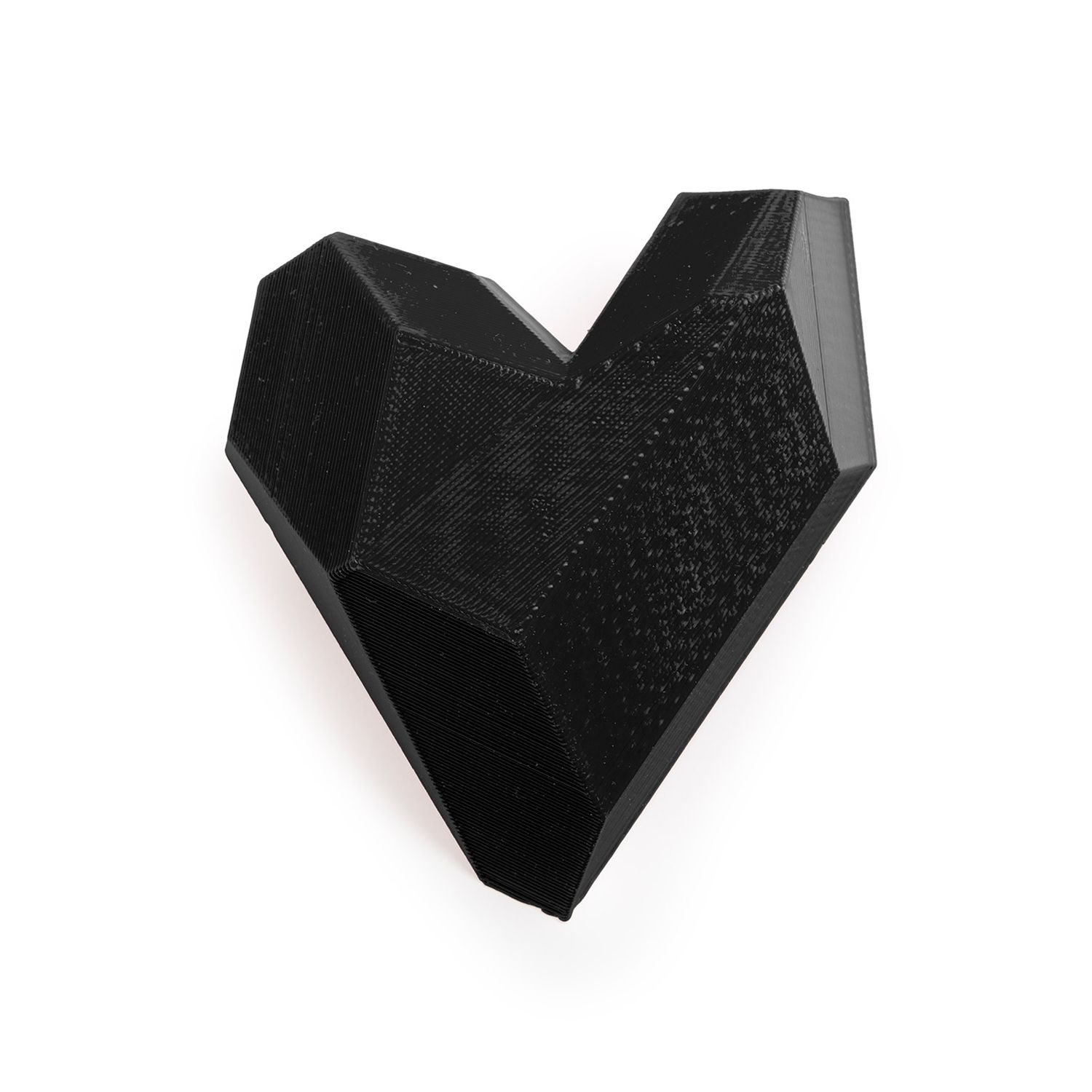 Maison 203: Mini Heart Brooch – Black Product Image 1 of 3