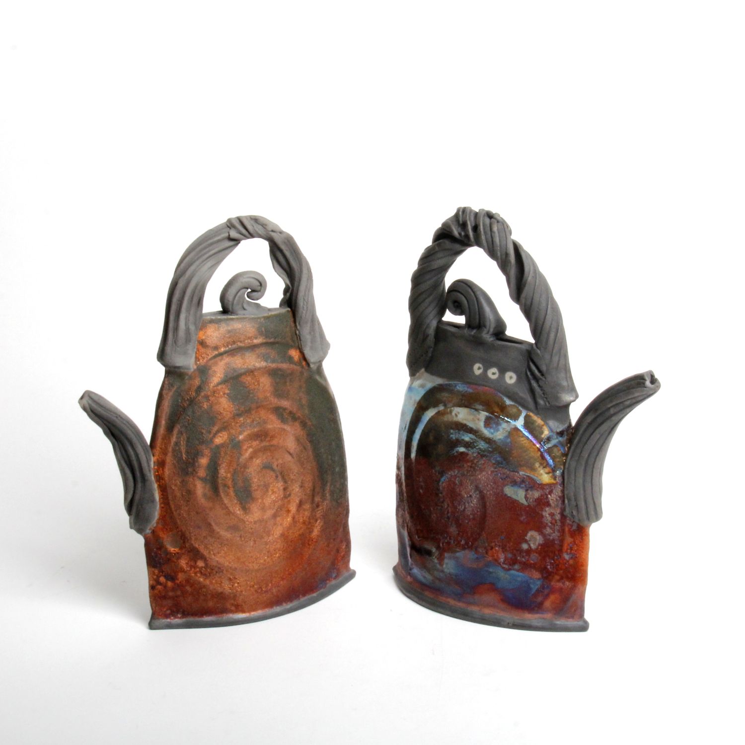 Shu-Chen Cheng: Copper Raku Teapot Product Image 4 of 5