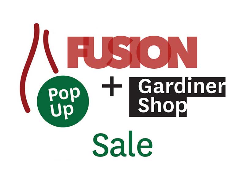 FUSION + Gardiner Shop Pop Up Sale