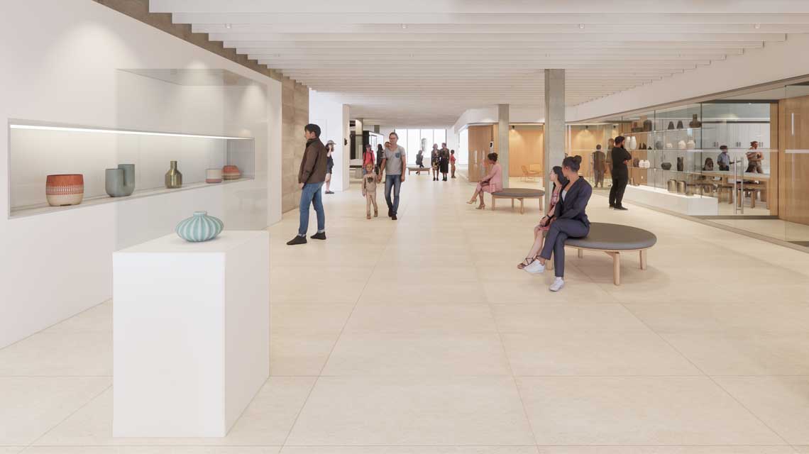 A rendering of the Gardiner's new Hilary and Galen Weston Foundation Hall